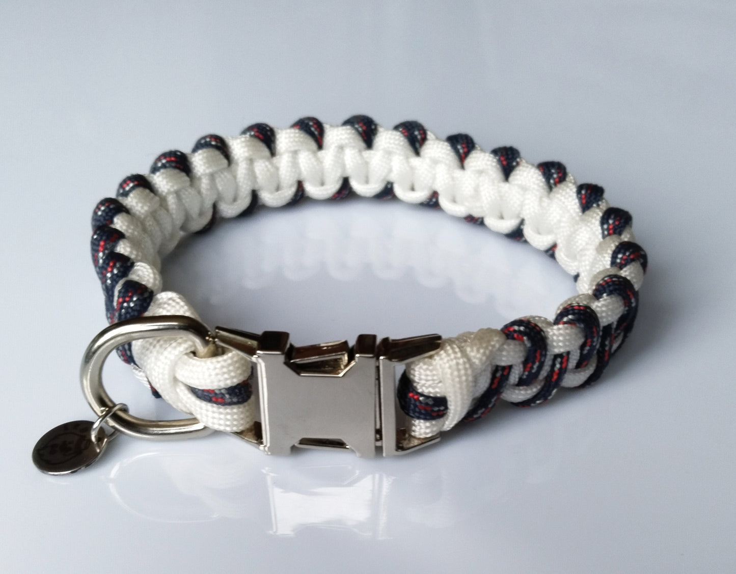 Dog collar Sultano white 