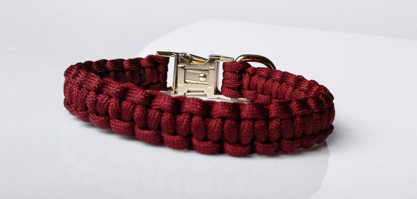 Flora Red dog collar 